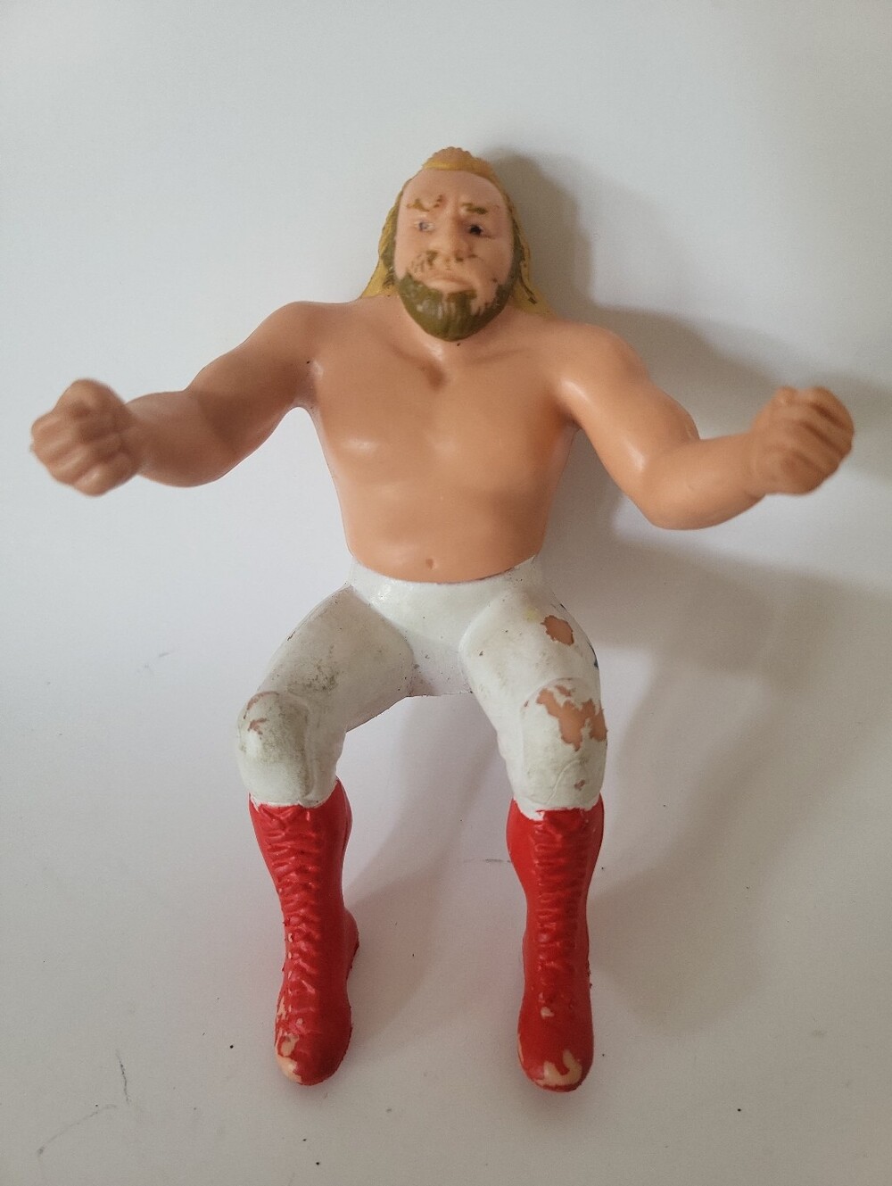 Thumb Wrestler Big John Studd WWF rubber superstar WWE Vtg action figure 1985